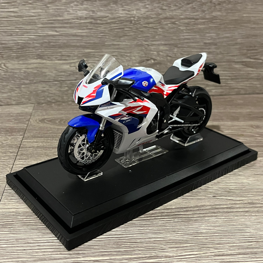 Moto S1000RR Model White Escala 1:12