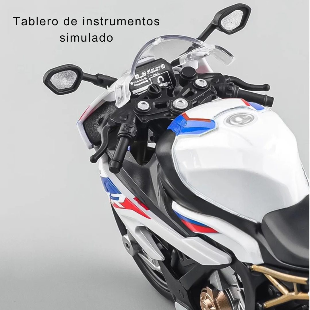 Moto S1000RR Model White Escala 1:12