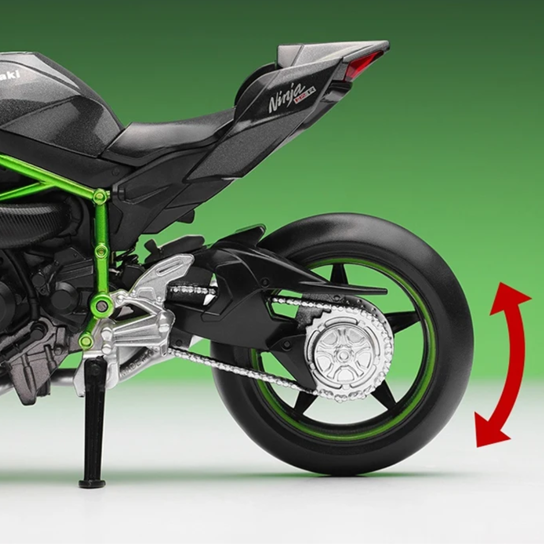 Moto Kawazaki NINJA H2R 1:12