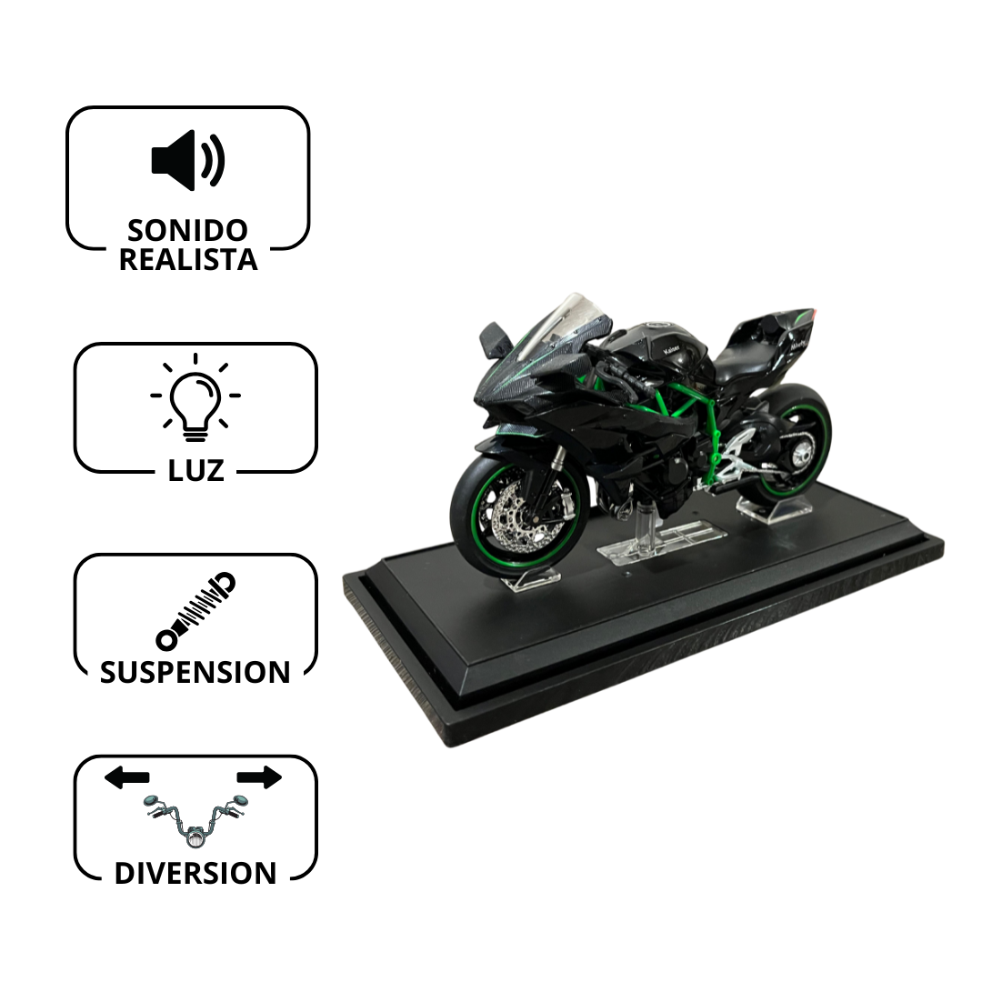 Moto Kawazaki NINJA H2R 1:12