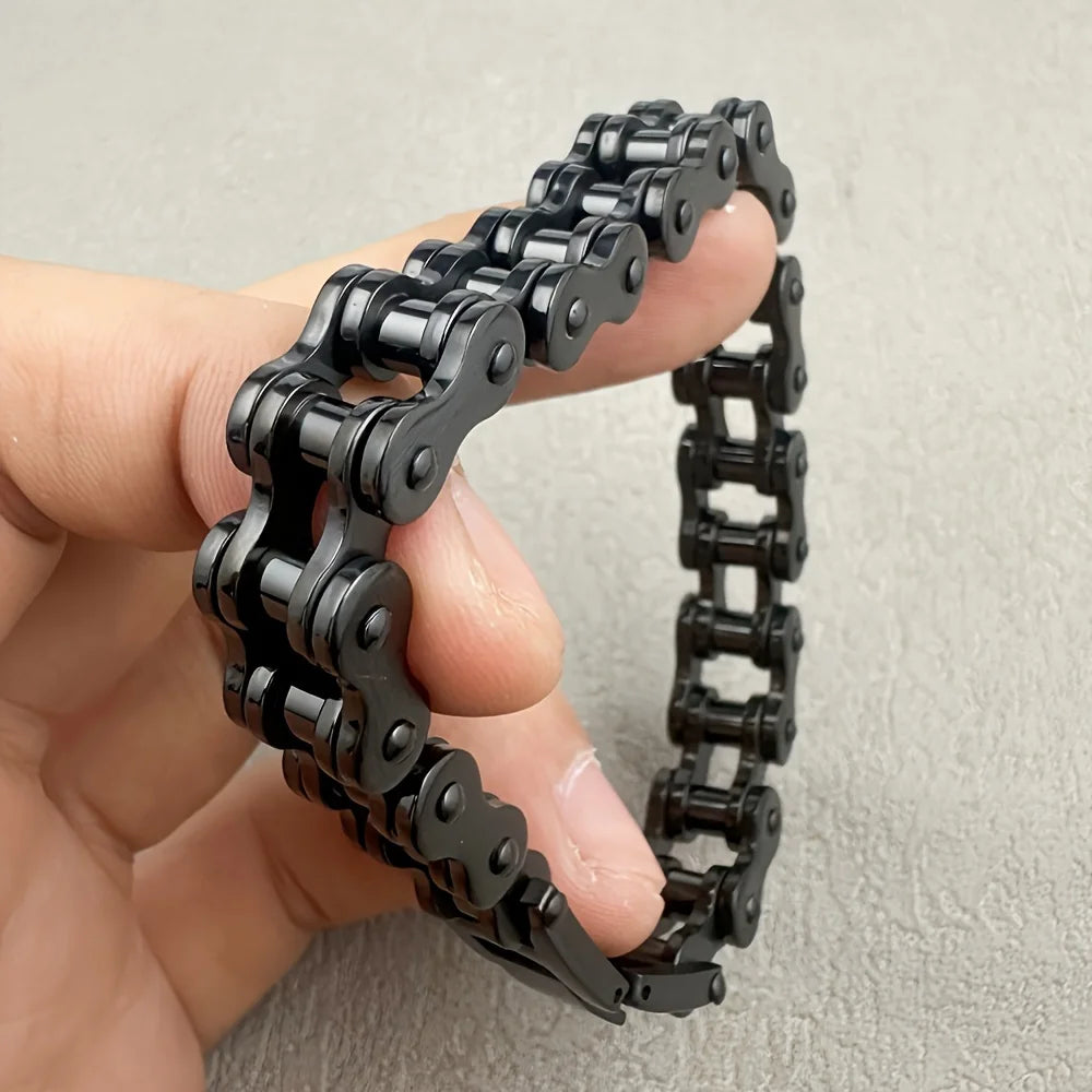 Pulsera Biker Negro